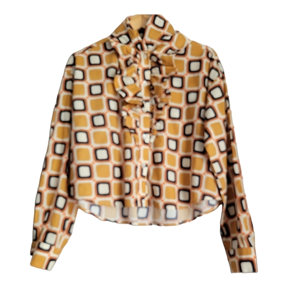 de loreta Colorblock Shirt Size Medium - Picture 1 of 7